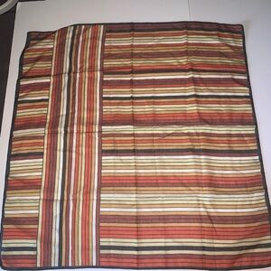 Lightweight Scarf - Black, Orange, Yellow, Brown